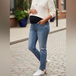 NWT Madewell The Maternity Over the Belly Perfect Vintage Jean